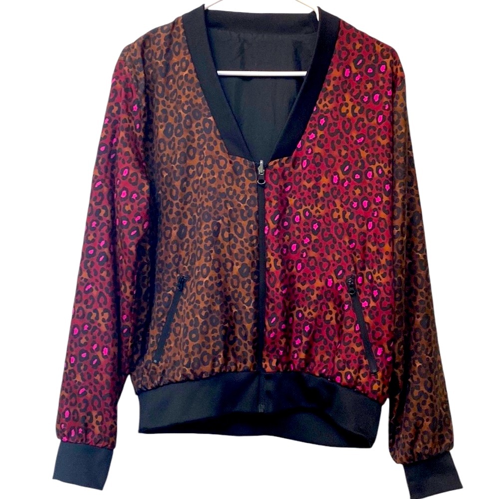 Victoria's Secret Sport Leopard Reversible Jacket